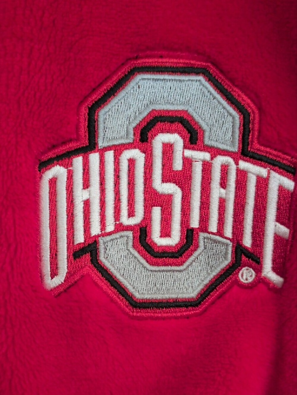 Ohio State Red Plush Robe - Picture 2 of 4